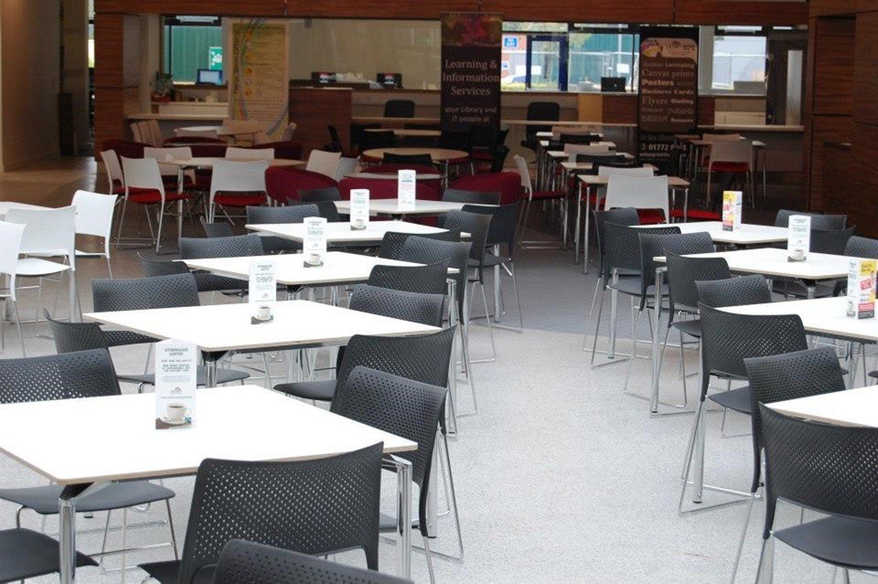 Khu vực nhà hàng, quán café dành cho sinh viên
