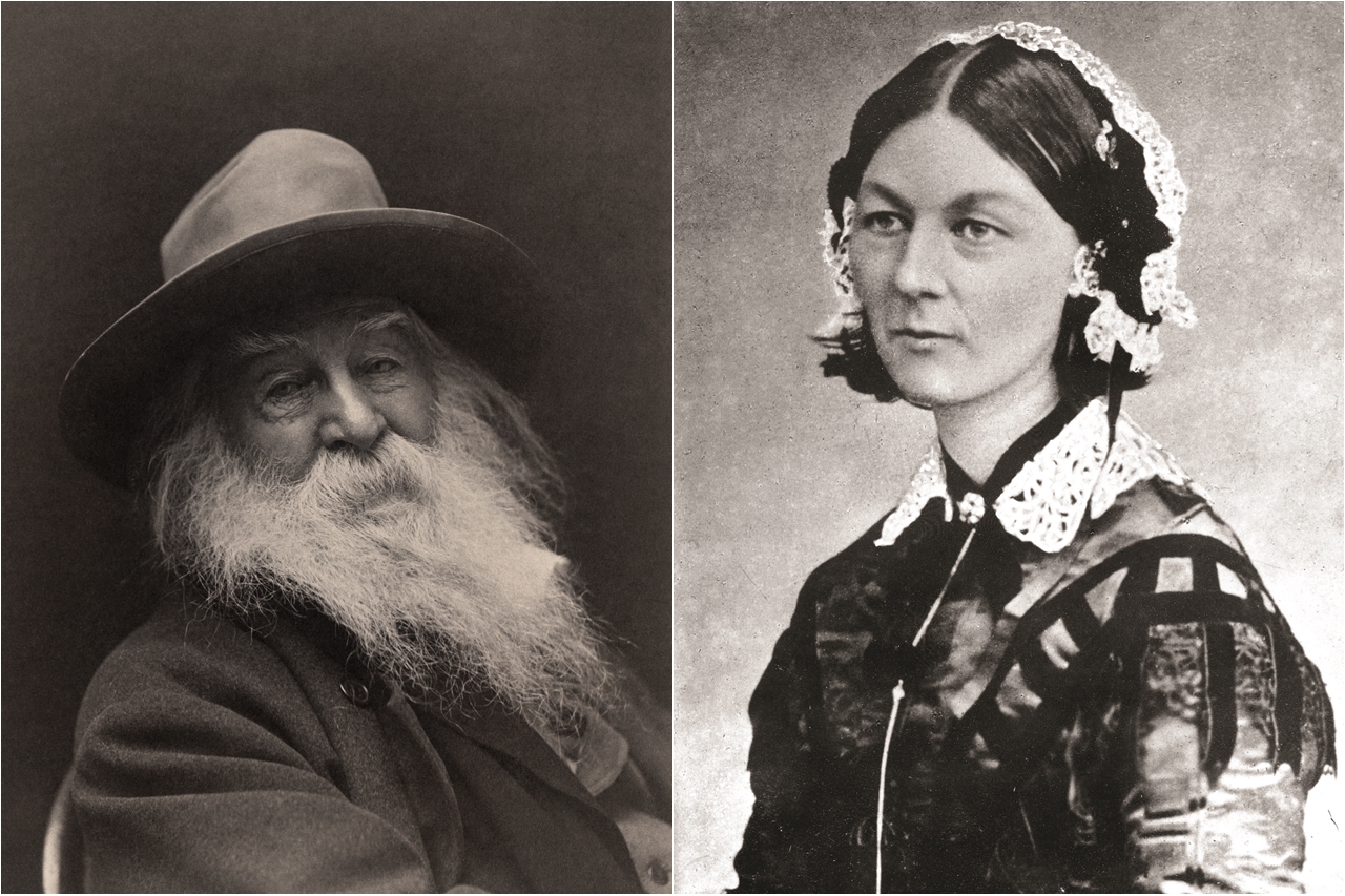 Walt Whitman và Florence Nightingale truyền cảm hứng cho những ai yêu thích ngành điều dưỡng 