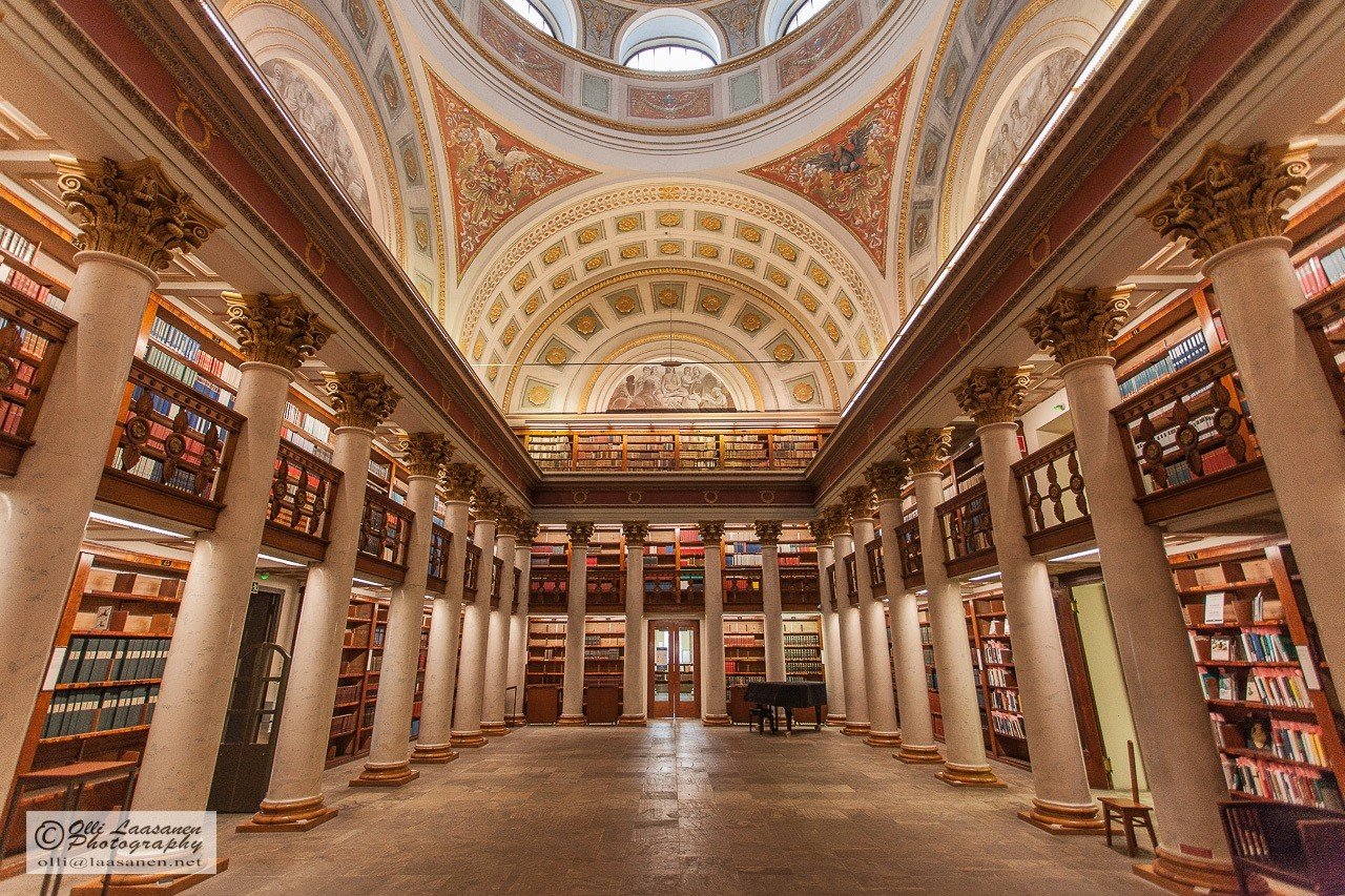 Công trình kiến trúc ấn tượng của Thư viện Quốc gia Phần Lan
