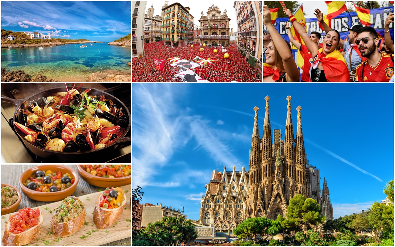 Đất nước Tây Ban Nha sôi động là điểm đến thích hợp cho mùa hè nhiều trải nghiệm của bạn