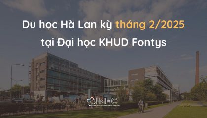 Đại học KHUD Fontys tuyển sinh kỳ 2/2025