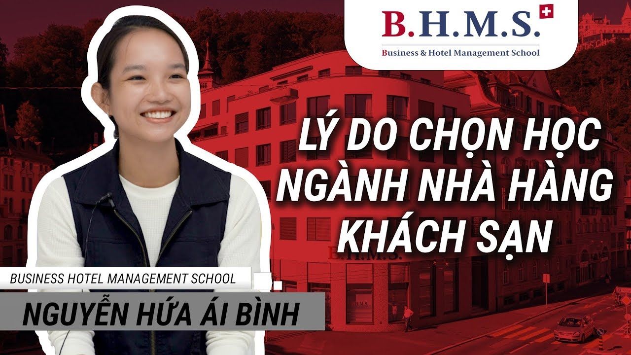 Du học sinh Thụy Sĩ tại trường BHMS: bạn Nguyễn Hứa Ái Bình
