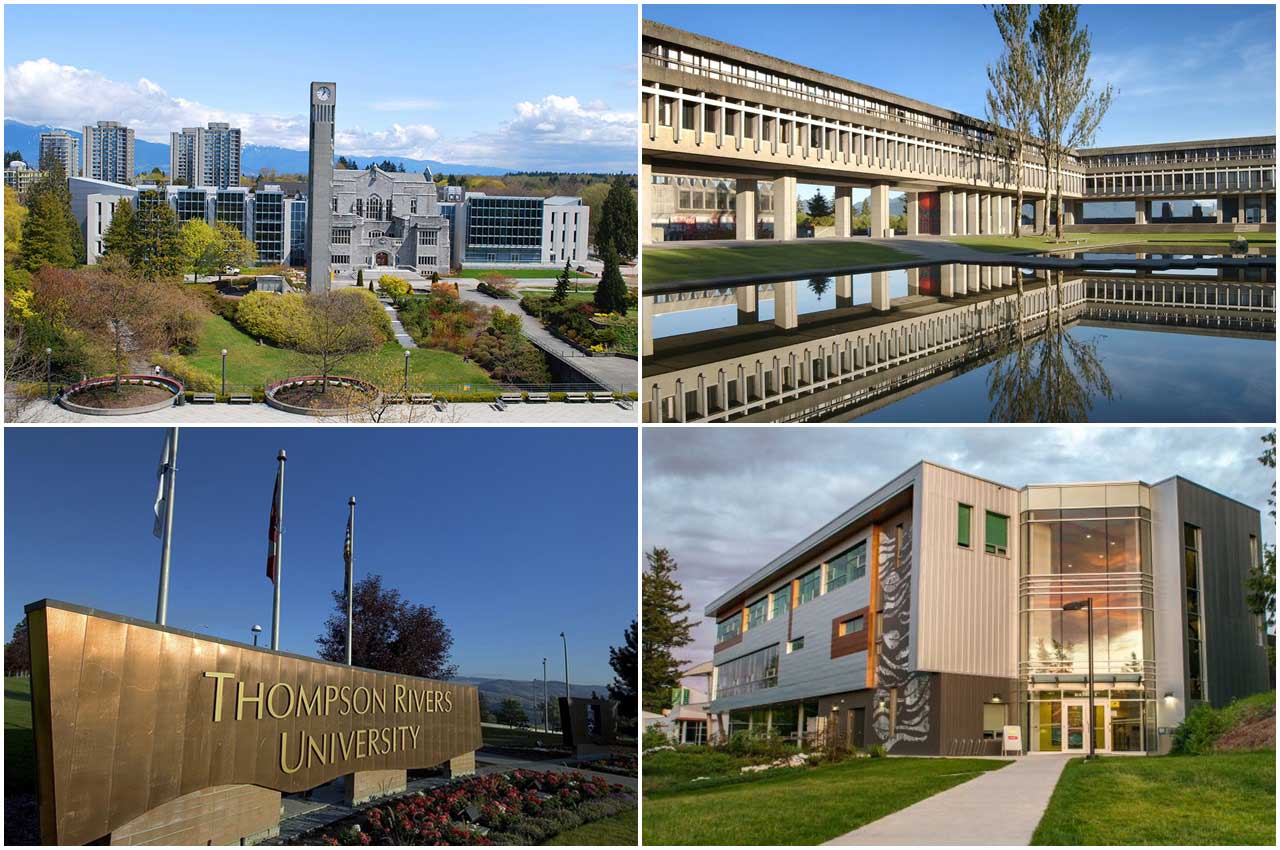 B.C có nhiều đại học danh tiếng tọa lạc tại những thành phố phát triển, đáng sống nhất tỉnh bang