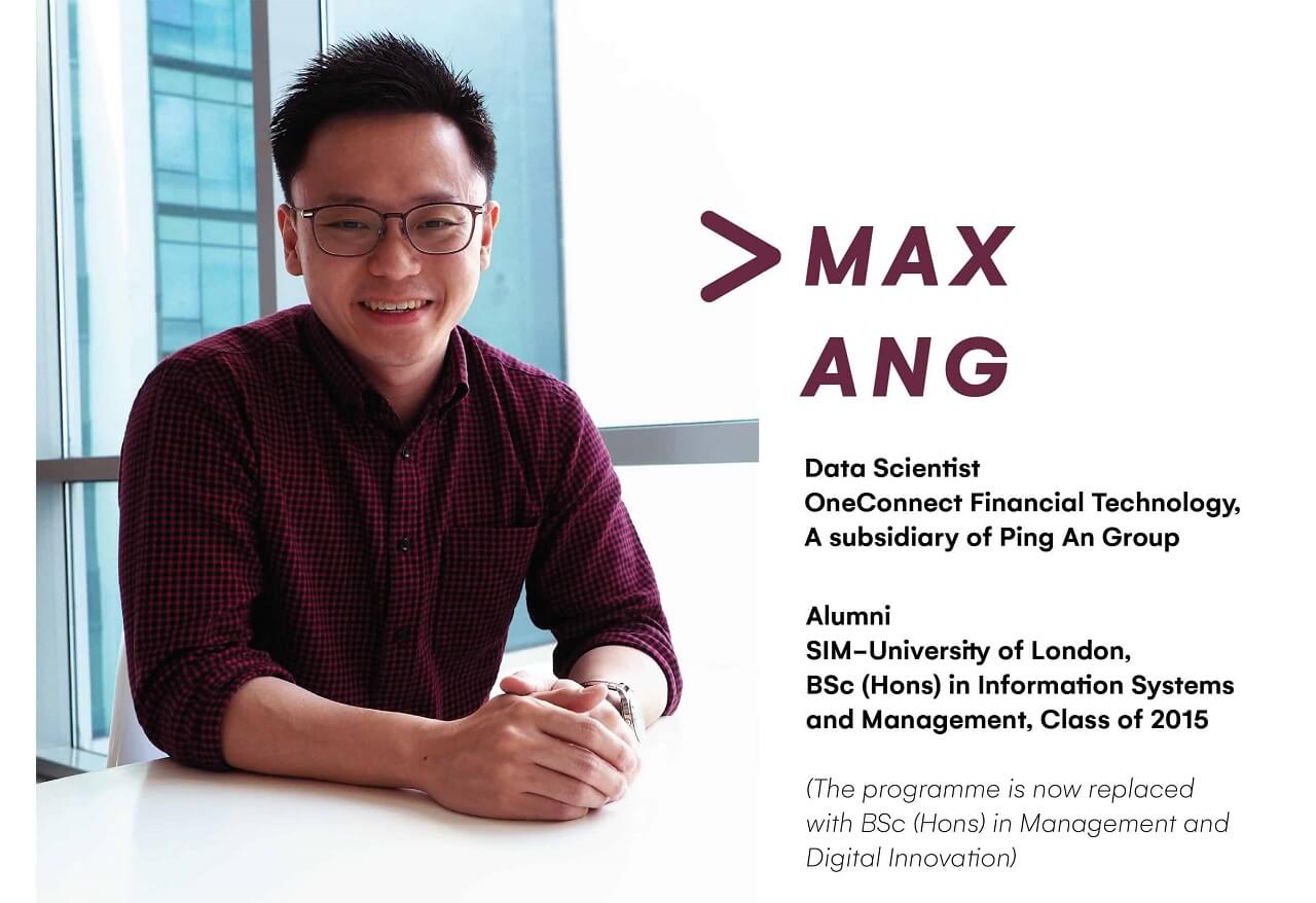 Max Ang - cựu sinh viên SIM-UOL ngành quản lý và đổi mới kỹ thuật số