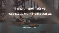 post-study work rights của úc