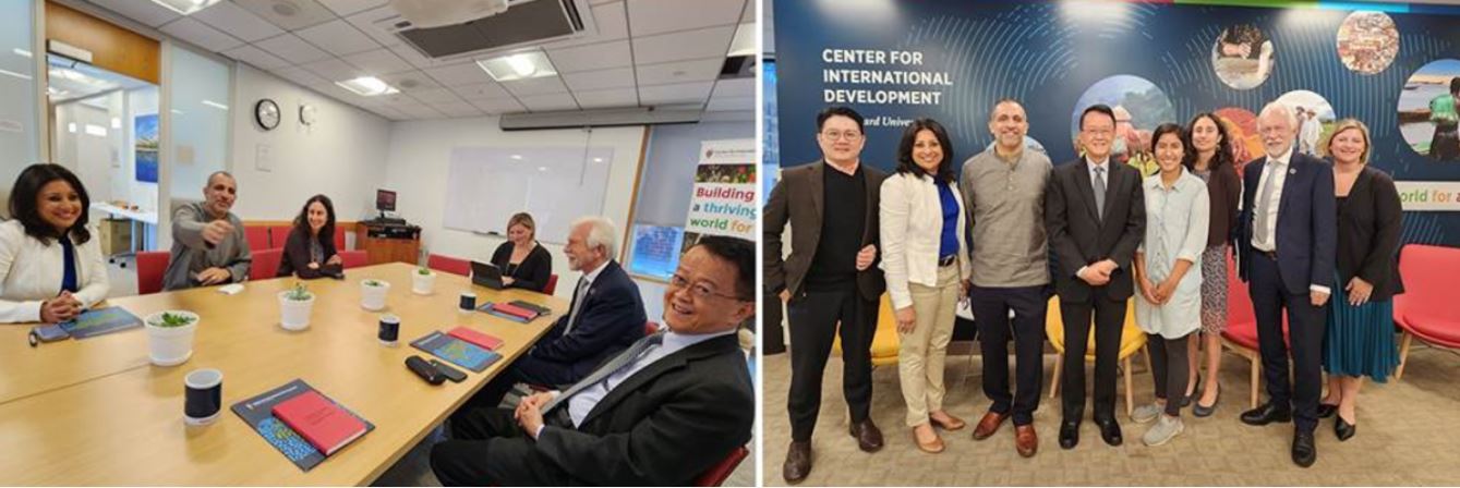 Với các lãnh đạo, quản lý phụ trách nghiên cứu Đông Nam Á, phát triển quốc tế của Đại học Harvard