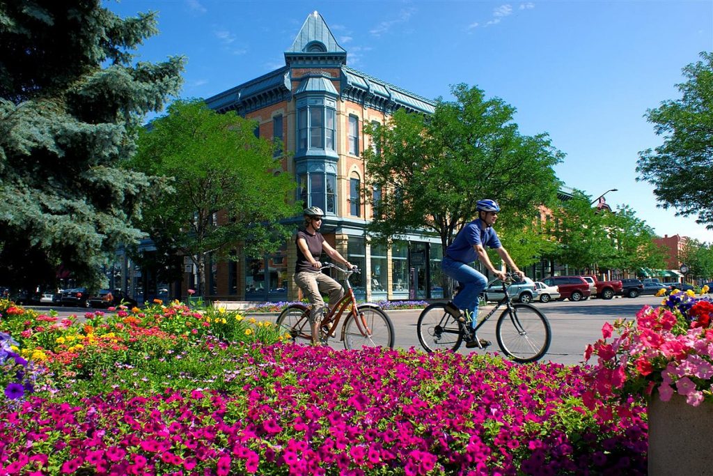 Một góc cuộc sống ở thành phố Fort Collins, bang Colorado