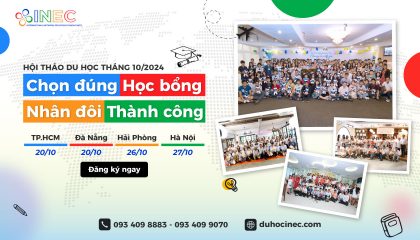 Hội thảo du học các nước tháng 10/2024