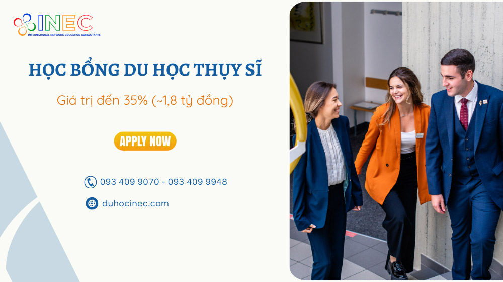 Học bổng du học Thụy Sĩ 2025