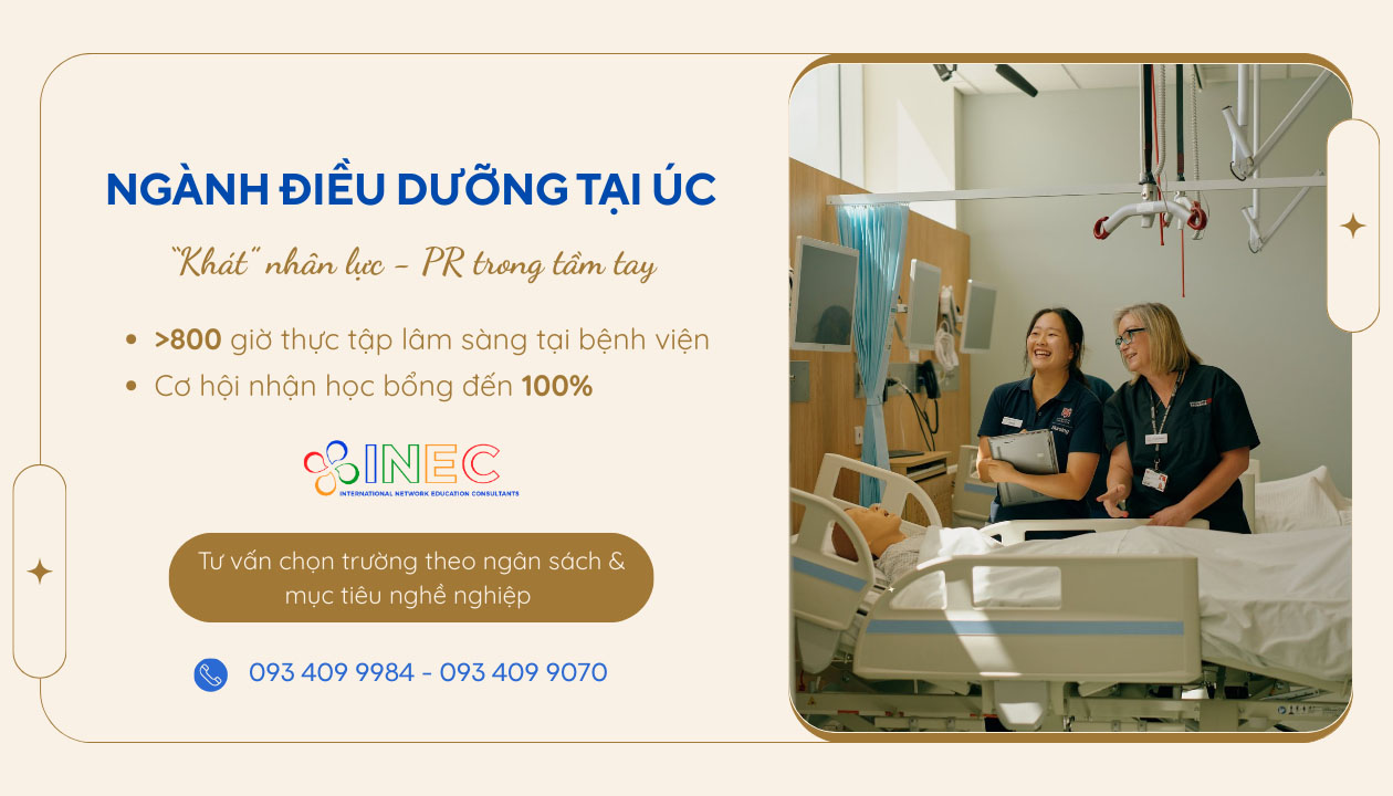Du học Úc ngành Điều dưỡng