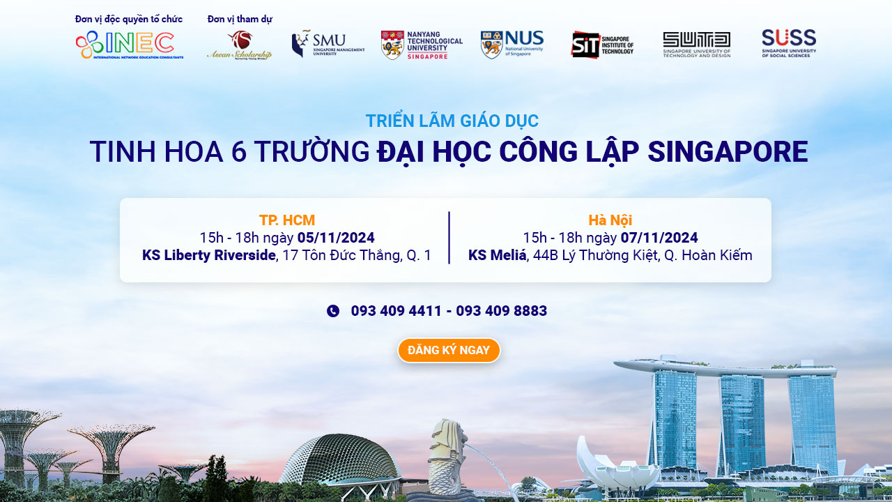 Hội thảo du học các nước tháng 10/2024