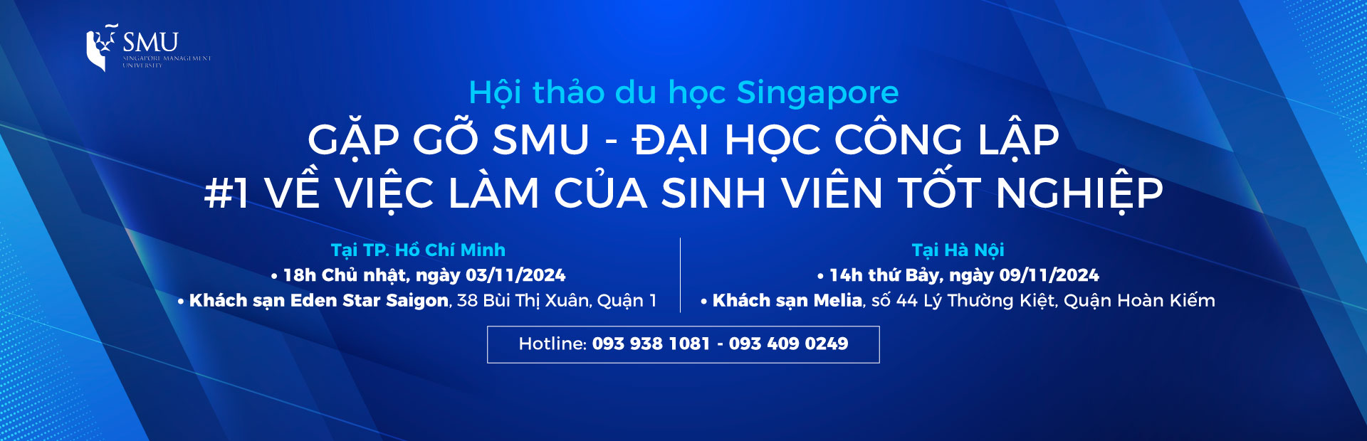 Hội thảo Đại học SMU Singapore tháng 11/2024