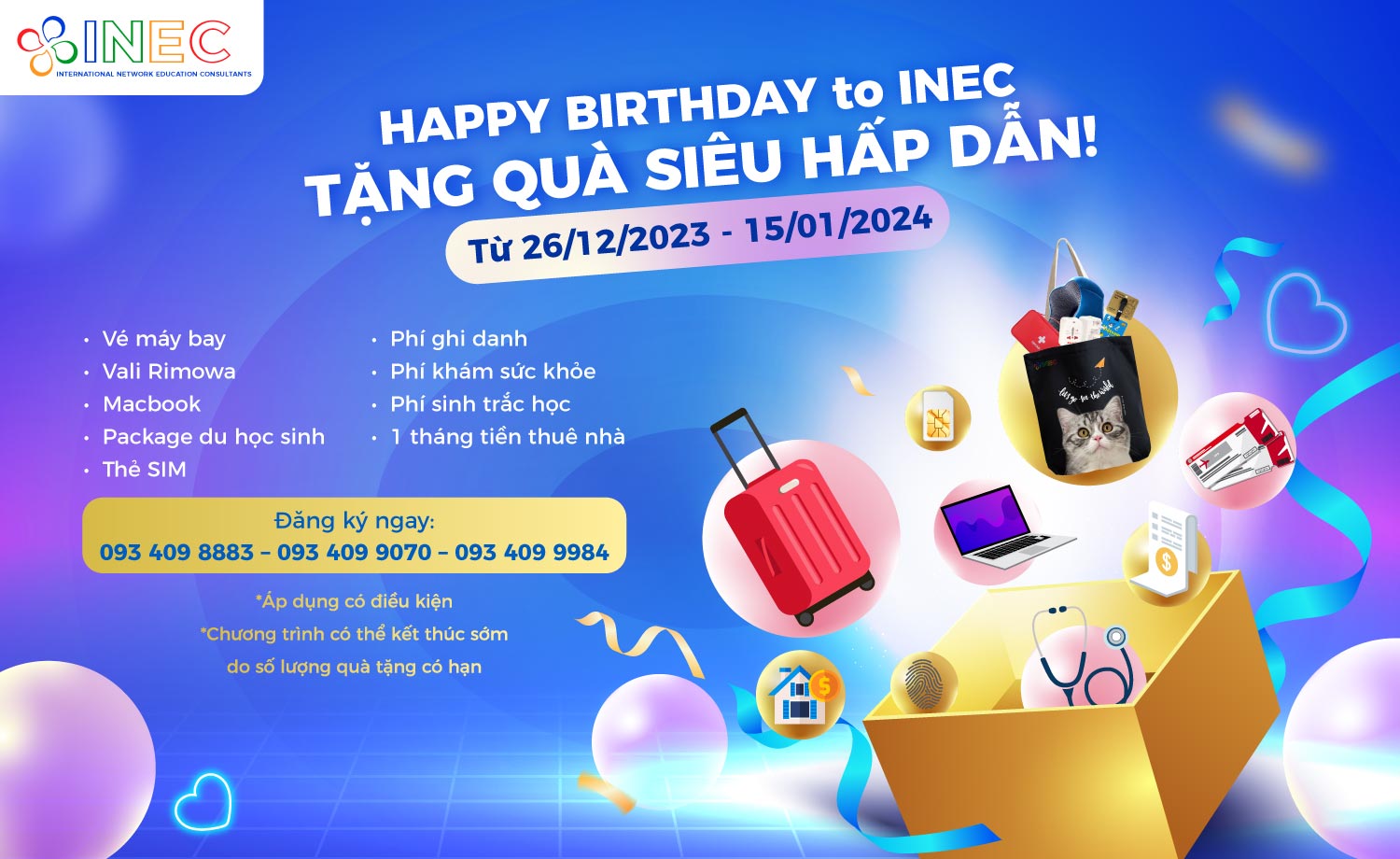 Mừng sinh nhật Du học INEC 2023