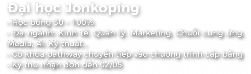Du học Thuỵ Điển đại học Jonkoping 2