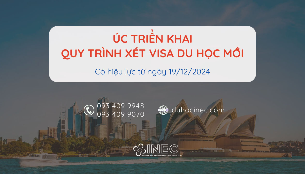 Quy trình xét duyệt visa du học Úc mới