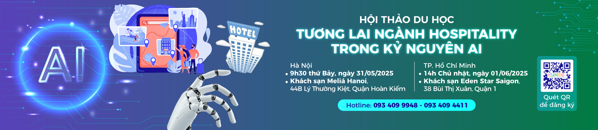 Hội thảo Hospitality các nước tháng 5/2025