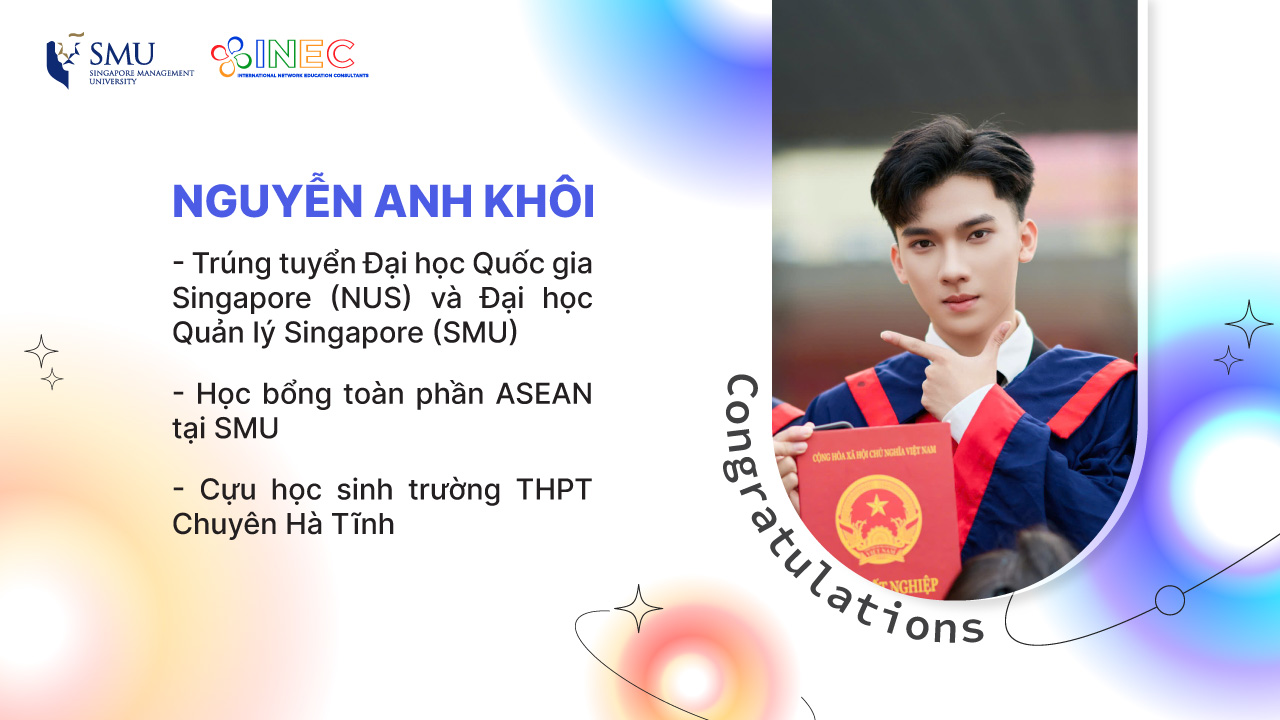 Nguyễn Anh Khôi - HB ASEAN - Đại học Quản lý Singapore (SMU)