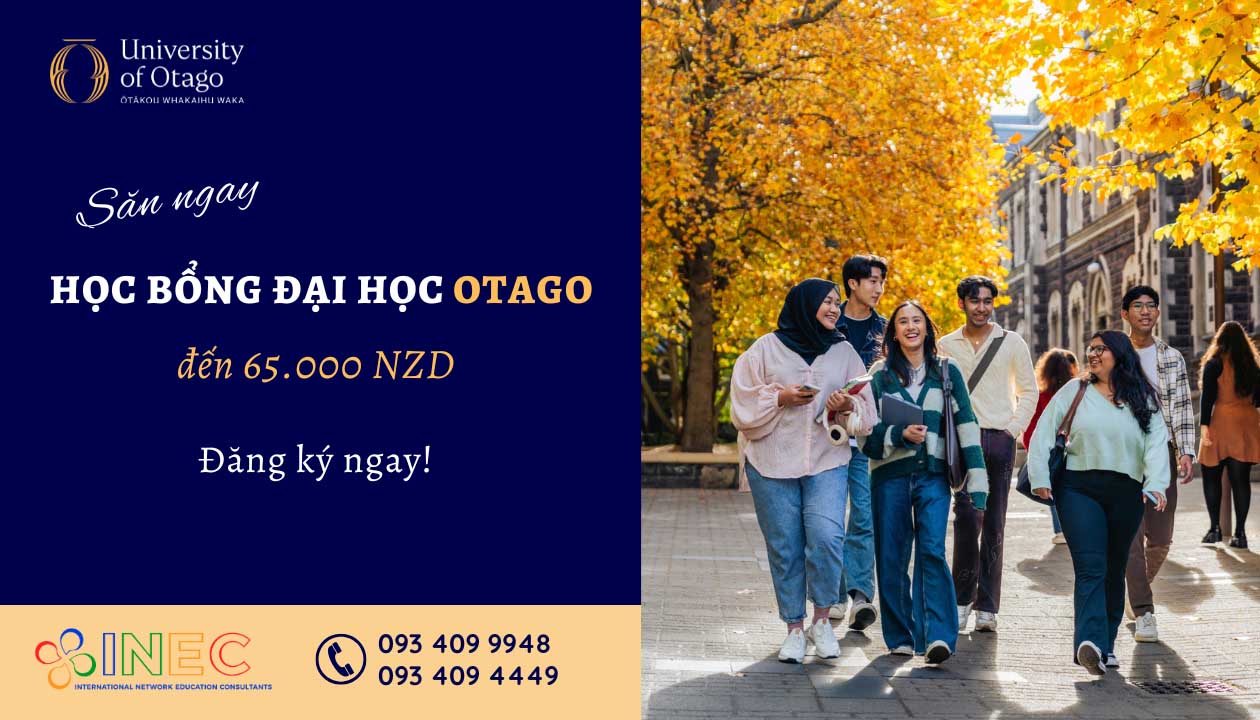 Học bổng Đại học Otago New Zealand