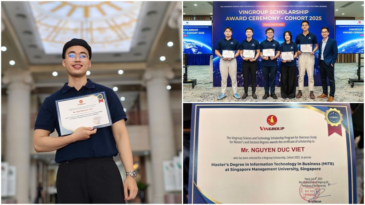 Nguyễn Đức Việt - Học bổng toàn phần Vingroup - MITB - SMU