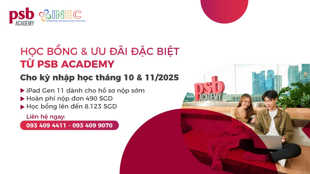 Học bổng Học viện PSB Singapore