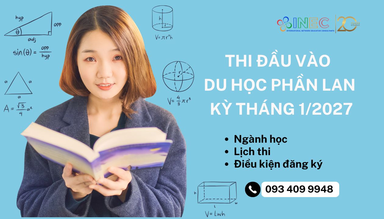 Thi đầu vào Du học Phần Lan kỳ tháng 1/2027