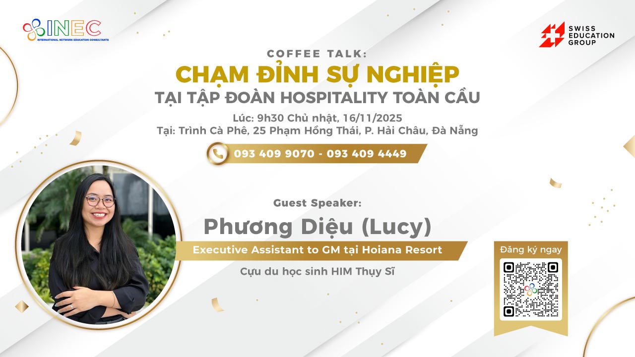 Coffee Talk: Chạm đỉnh sự nghiệp tại tập đoàn Hospitality toàn cầu