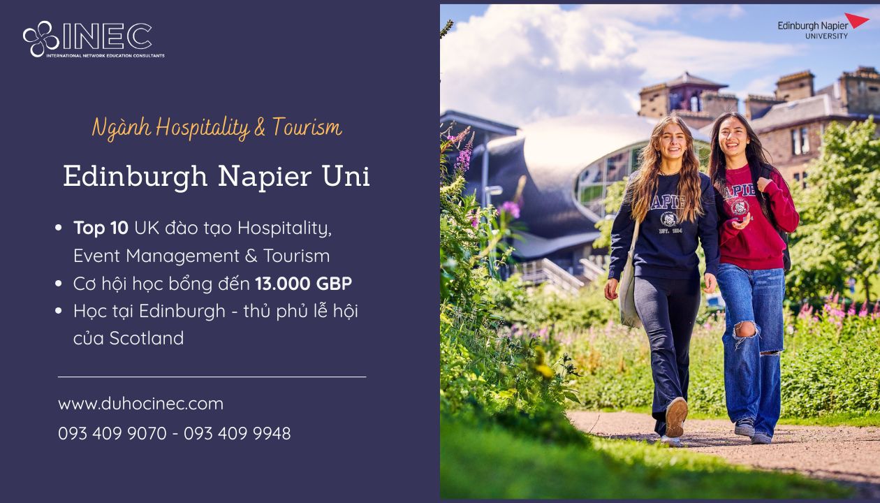 Ngành Hospitality tại Đại học Edinburgh Napier