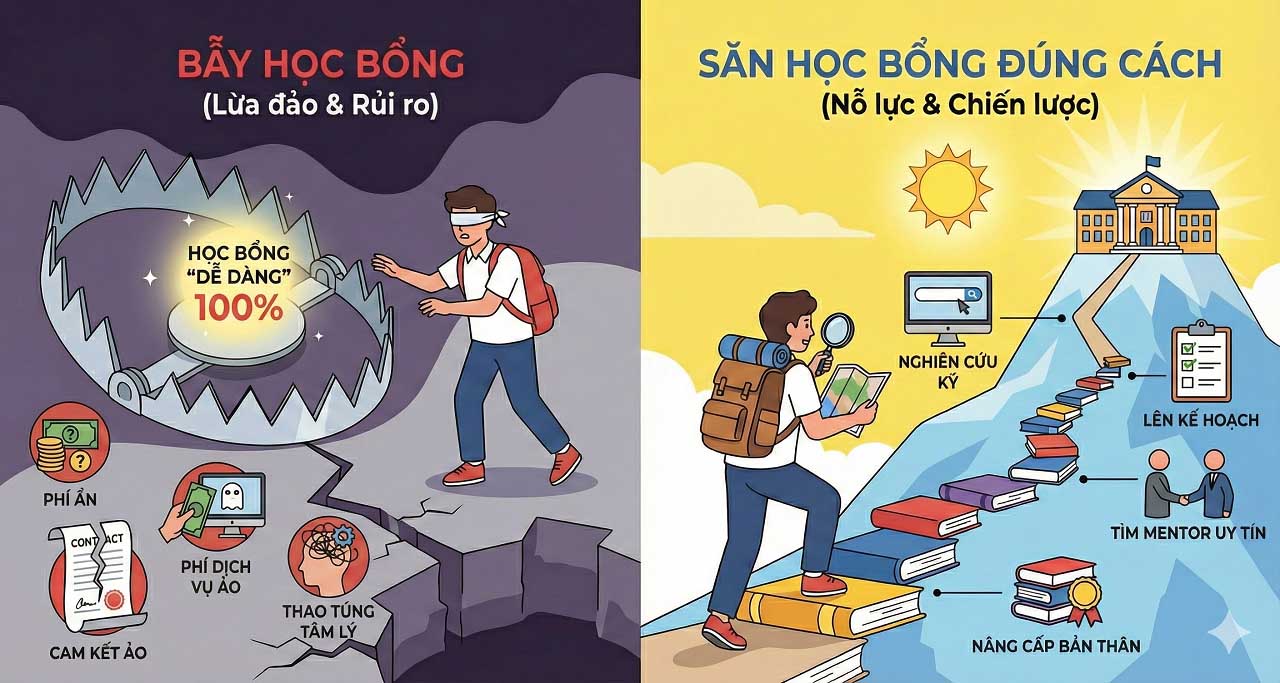 kinh nghiệm săn học bổng du học