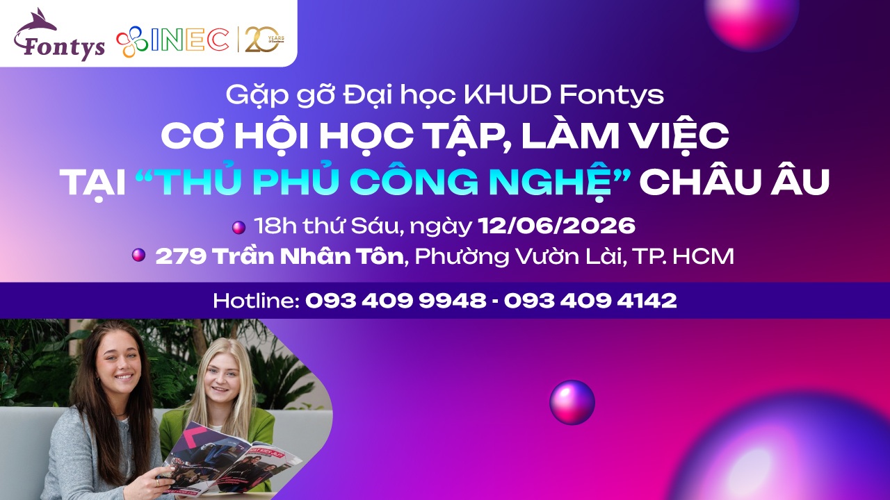 Gặp gỡ Đại học KHUD Fontys Hà Lan