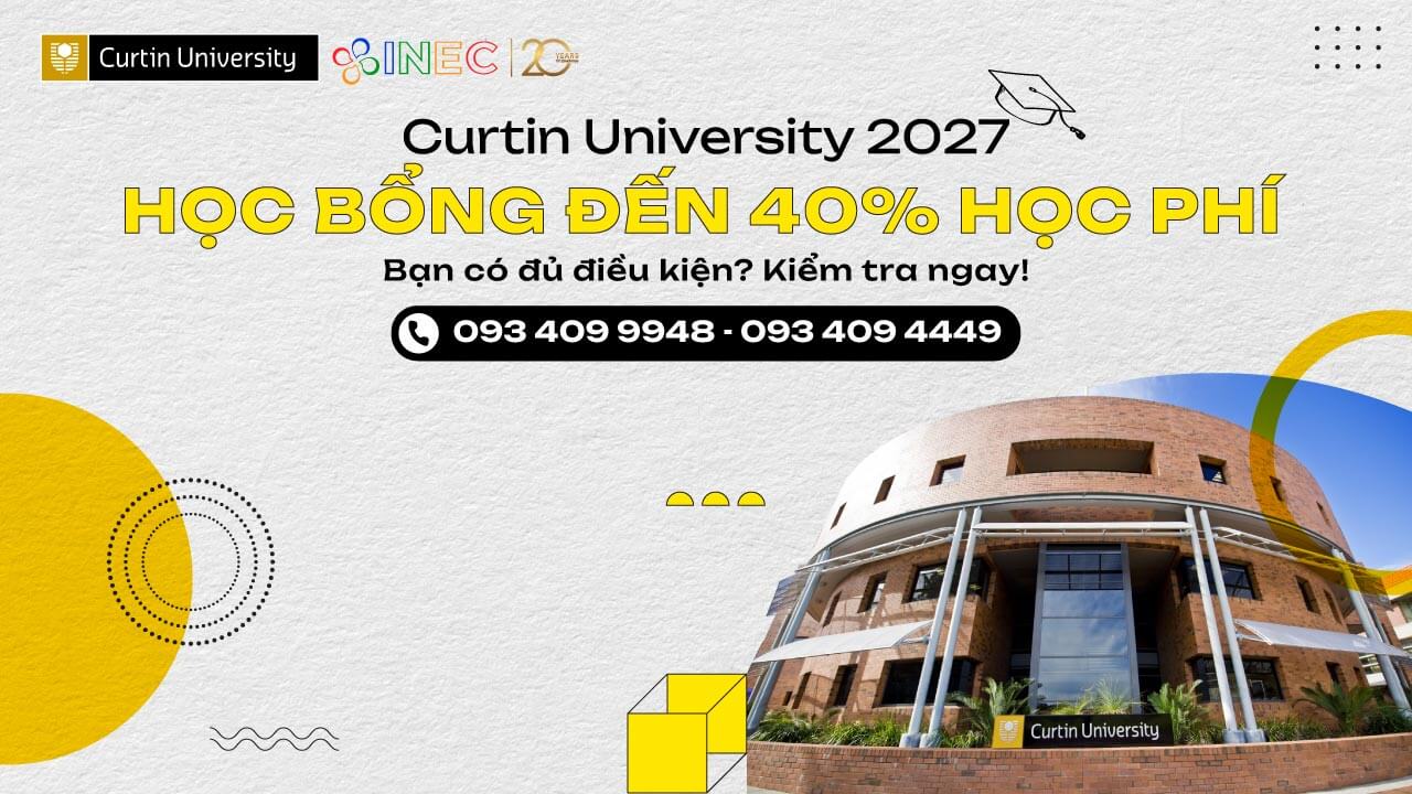 Học bổng Curtin University 2027